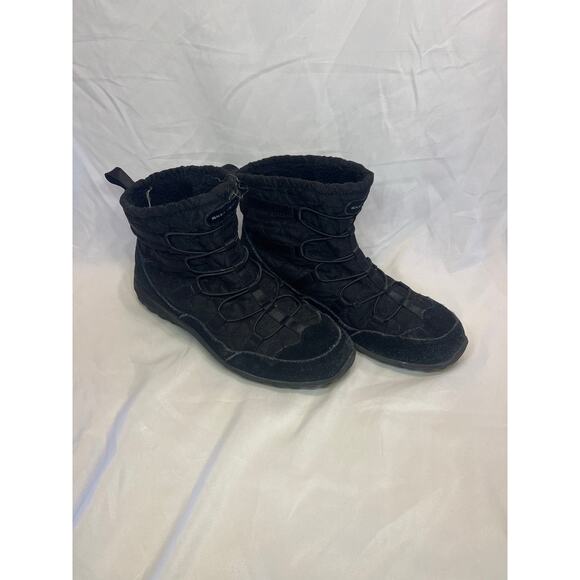 Skechers Women's Boulder Snow Boot black-size 9 - Picture 1 of 7